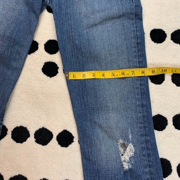 Vintage Y2K Silver Jeans Zofia Low Rise Straight Leg Distressed Jeans - Picture 12 of 14